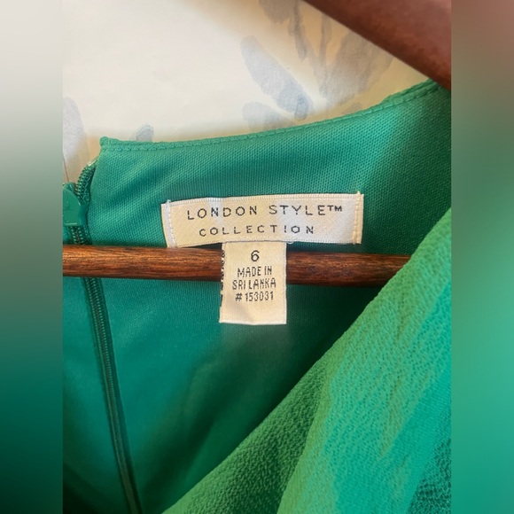 London Styles Women's Feminine Ruffle Hi-Low Faux Wrap Maxi Dress 6. New w tag - Picture 4 of 9